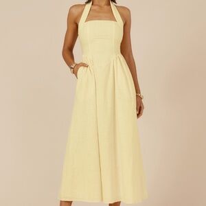 BRAND NEW Runaway The Label Seven Wonders Locklea Midi Dress